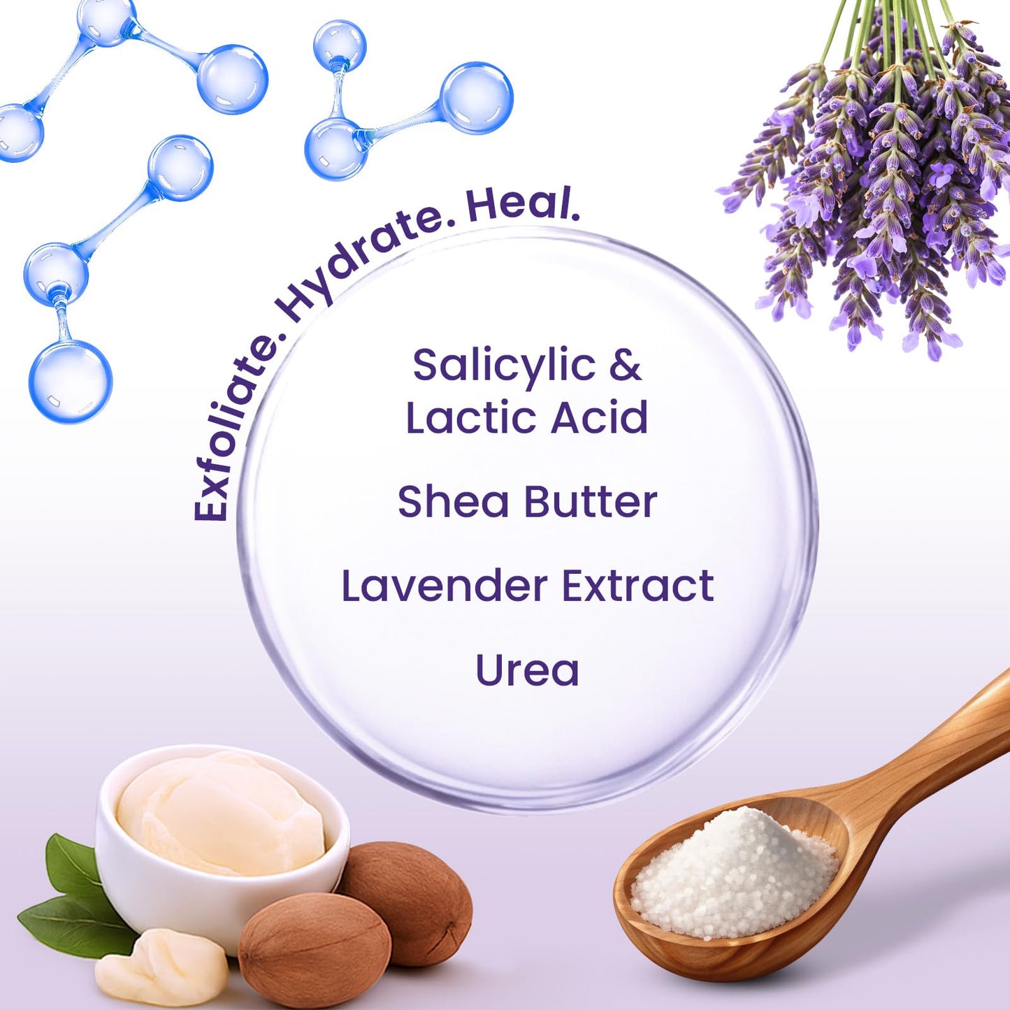 BLOOMORA Foot Peeling Mask (6 pairs) Exfoliating Foot Mask for Dry Cracked Feet with Lavender & Shea Butter, Dead Skin & Callus Remover for Feet, Exfoliating Socks for Women & Men, One Size Fits Most