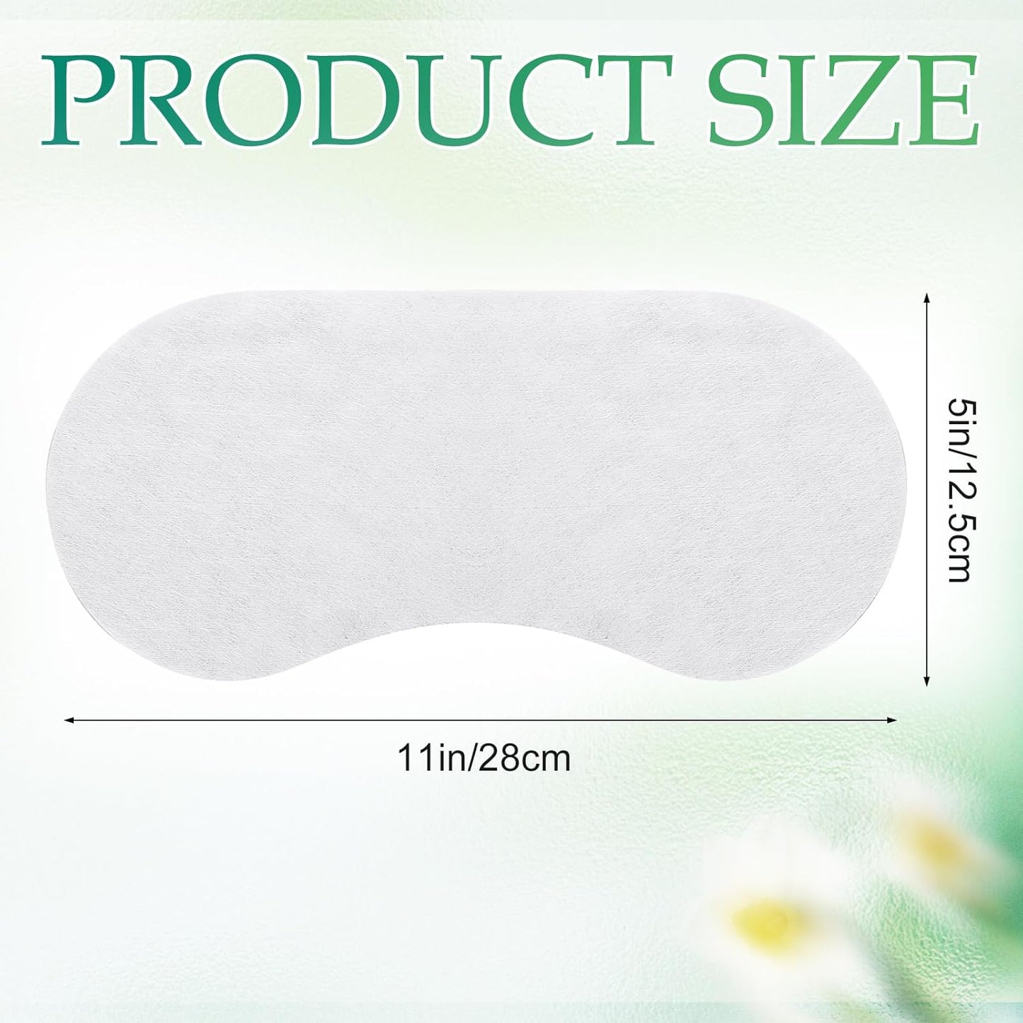 Disposable Eye Pillow Covers - Soft Cotton Facial Spa Sheets for Relaxation | Safe & Sanitary