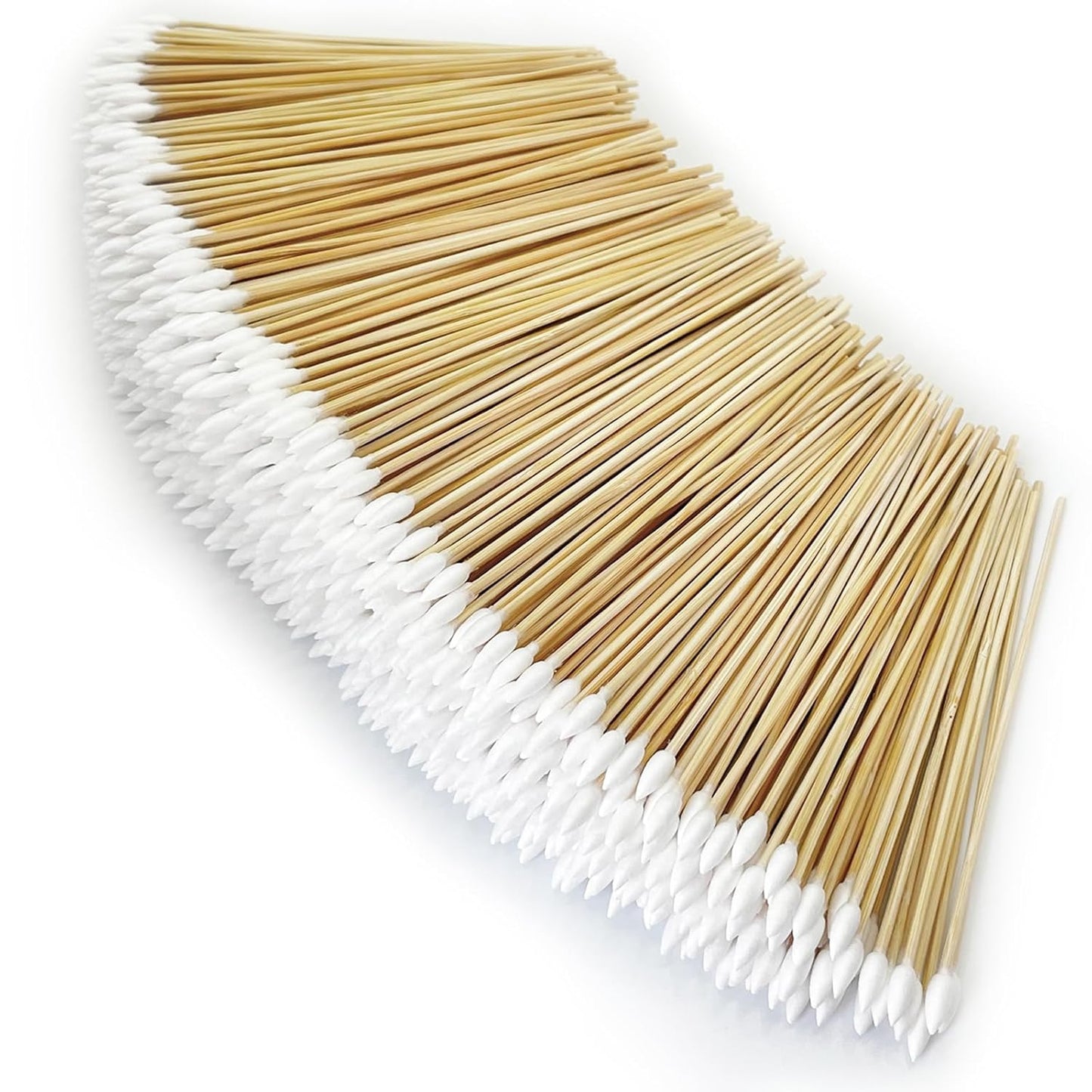 200 PCS Extra Long Cotton Swabs - Precision Cleaning Applicators for Crafts, Electronics, Makeup & Pet Care | 6 Inch Wooden Handles