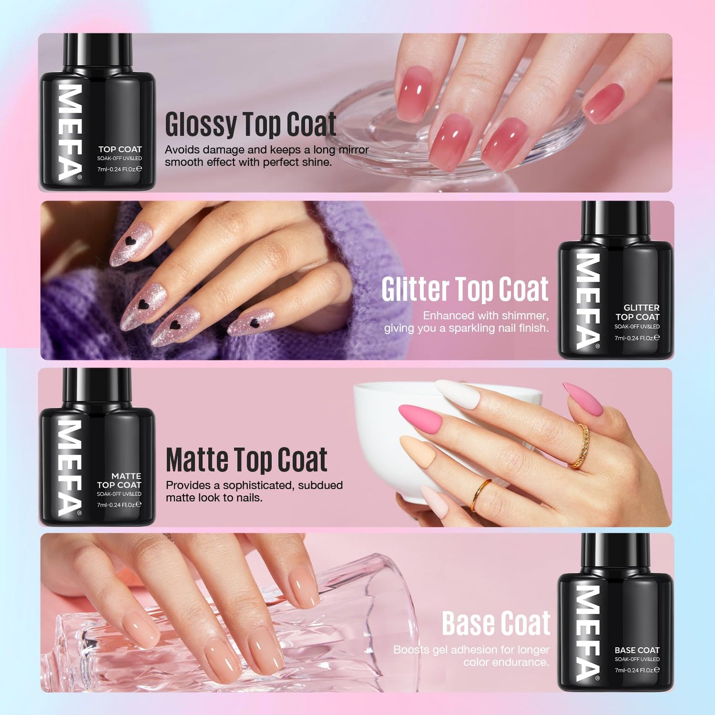 MEFA Gel Nail Polish Set
