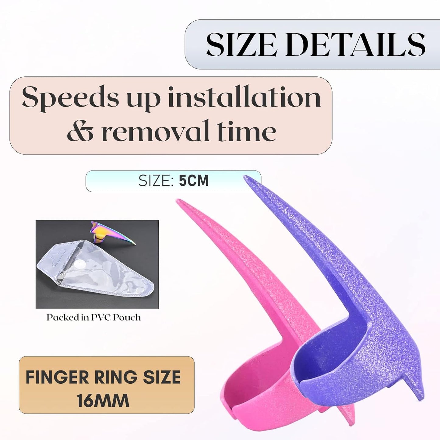 Quick Braid Aid Finger Parting Tool Set | Stainless Steel Separator Rings for Dreadlocks & Hair Extensions