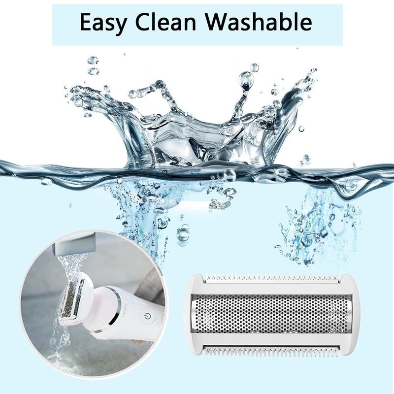 Replacement Shaver Head Foil Blade, Stainless Steel Electric Razor Replacement Head for Women, Compatible with BRL140 BRL146 Models, Wet Dry Trimmer Head for Face and Body Hair Removal