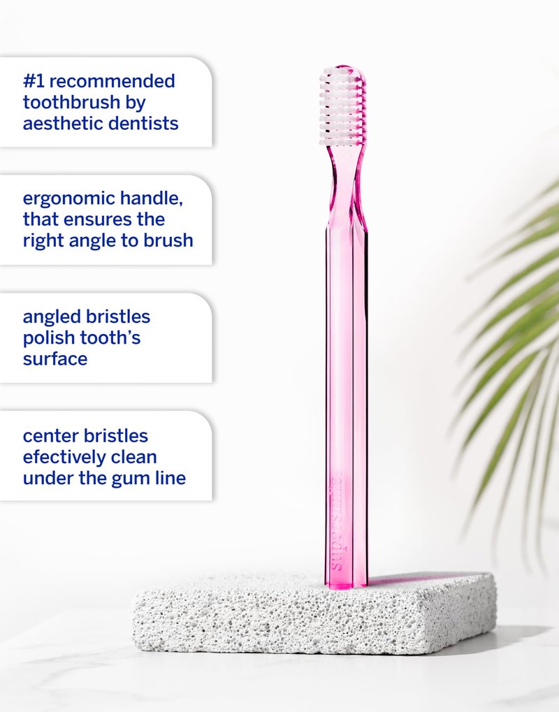Supersmile New Generation 45° Patented Long Toothbrush Pink