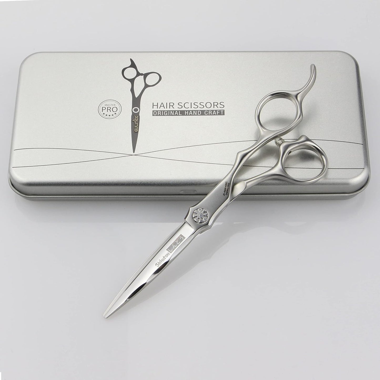Professional Hair Cutting Scissors - Japanese Aichi SUS440C Stainless Steel Barber Shears | 6.0" Wet & Dry Cut
