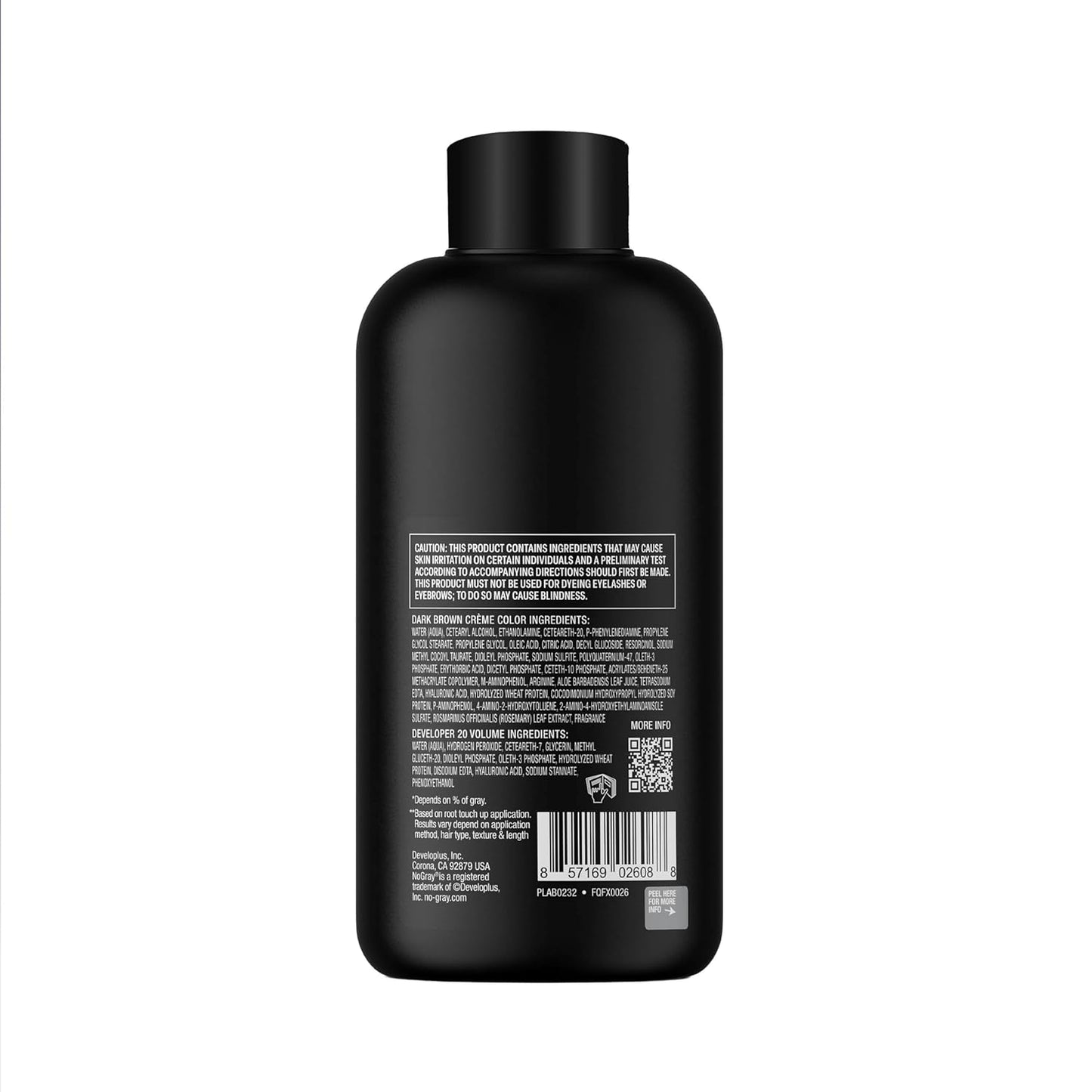 Quick Permanent Hair Color Shampoo - Dark Brown, 8.45 oz | No Gray Coverage
