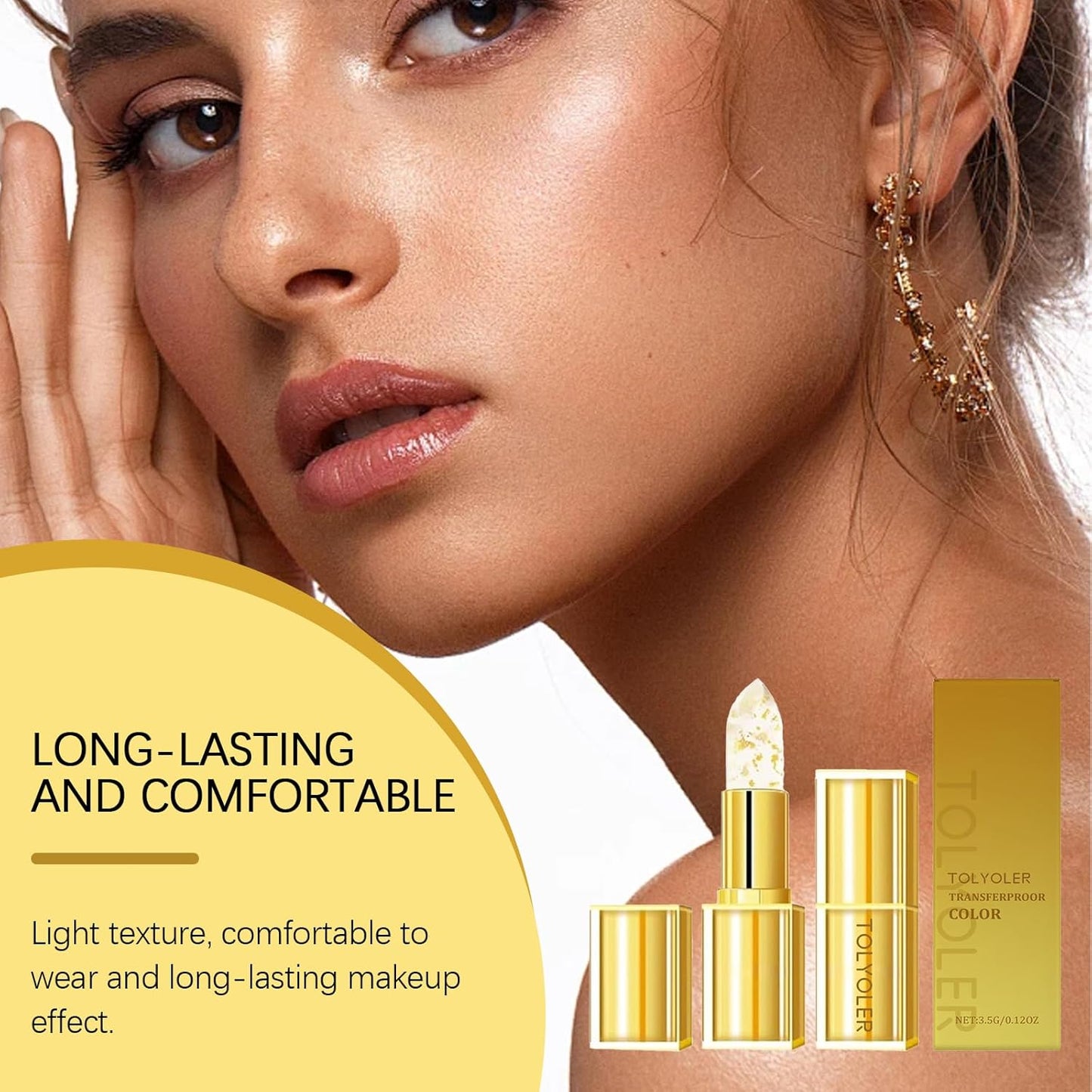 Color Changing Lipstick - PH Reactive Hydrating Formula for Fuller Lips | 24-Hour Lasting Wear (2PC)