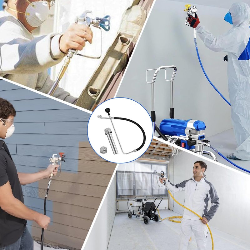 2025 New Airless Paint Sprayer Suction Hose and Reflux Line Sets,Compatible with Graco 695 795 3900 1095 1595 5900 7900 Airless Spraying Machine，Complimentary 181072 Filter Included