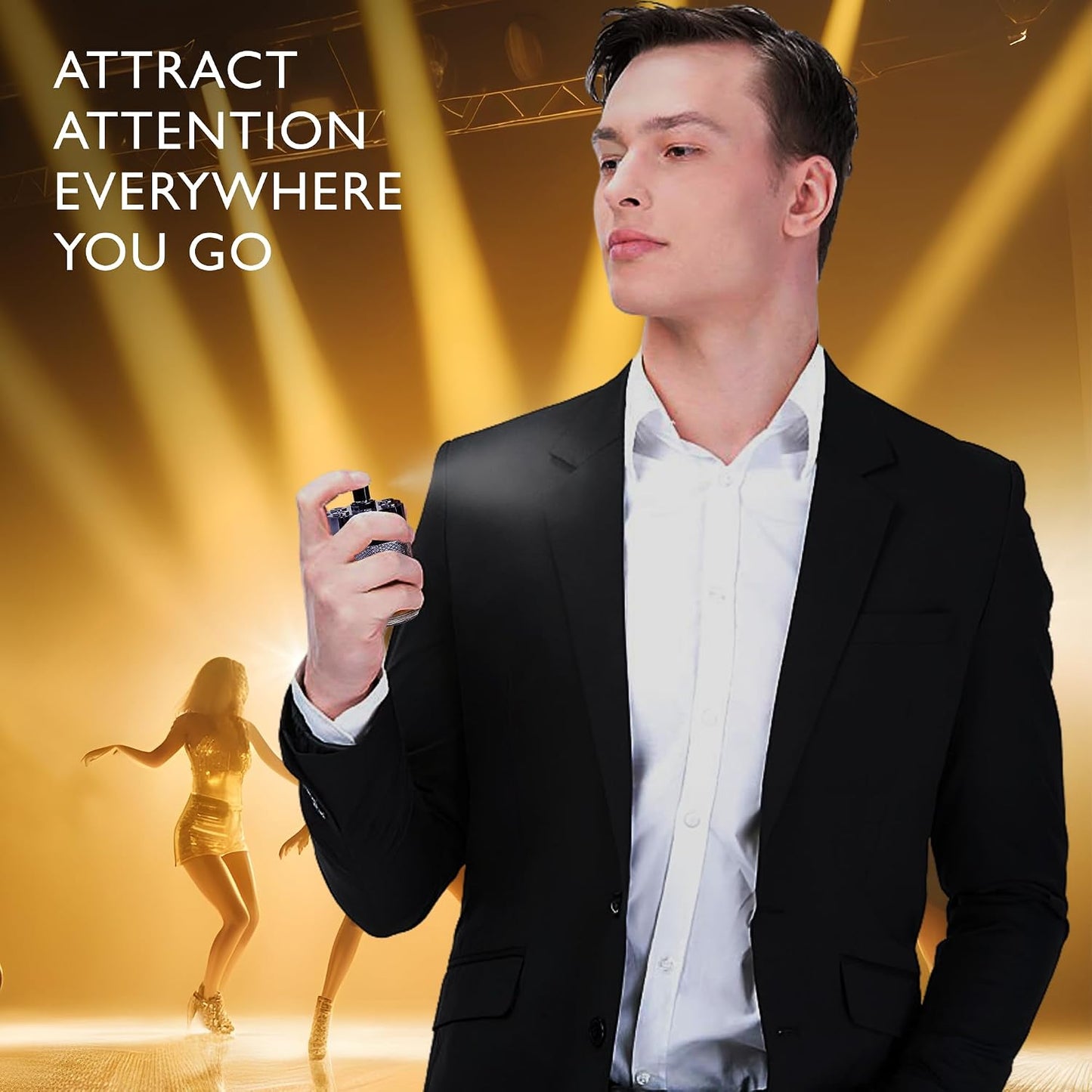 Azura Noir After Dark Eau De Parfum for Men | Woody Spicy Fragrance - 100ml Elegant Bottle with Citrus & Cinnamon Notes