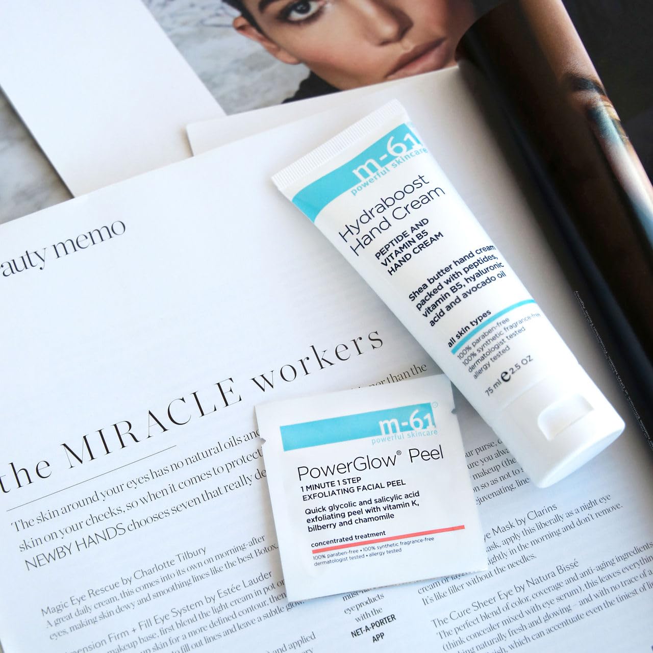 m-61 Hydraboost Hand Cream | Fast-Absorbing, Fragrance-Free Hand Cream with Shea Butter, Hyaluronic Acid, and Vitamin E - 2.5 Fl. Oz.