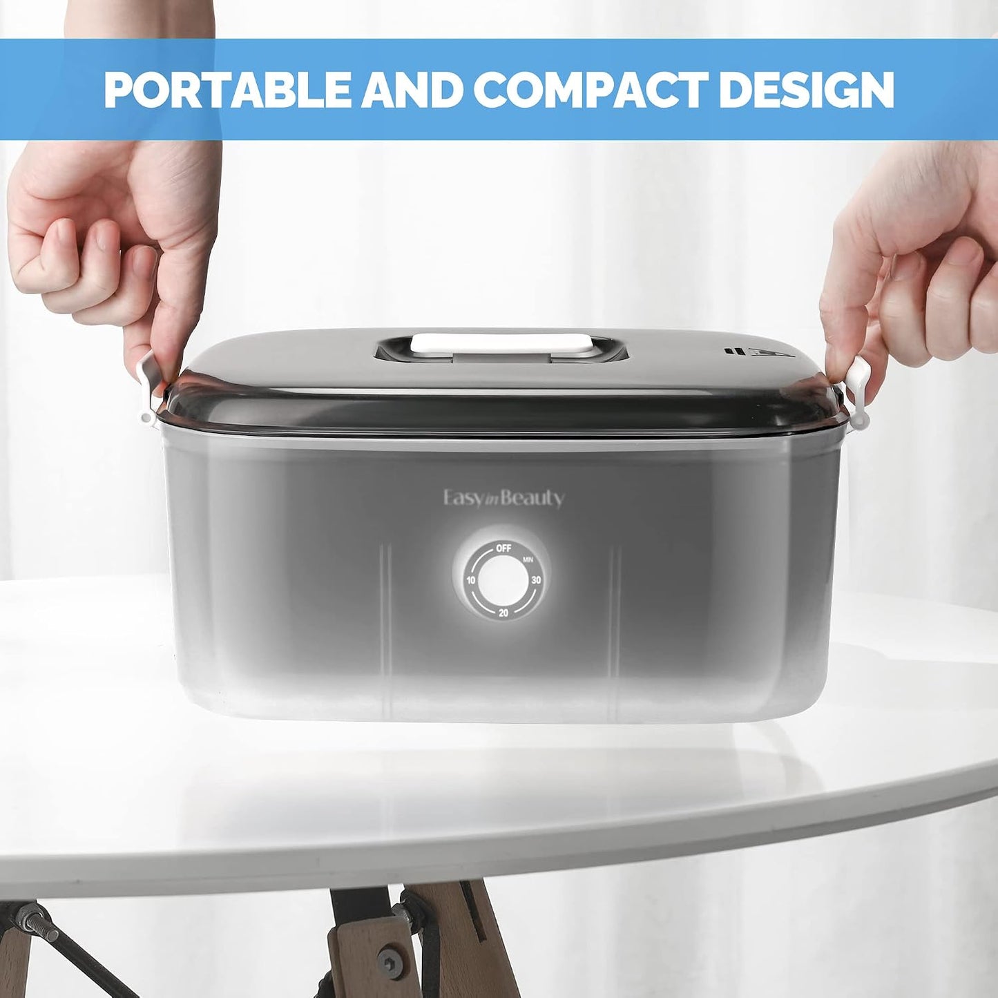 Hot Towel Warmer for Facials - 5L Portable Towel Steamer Holds 16 Towels | Quick Heating in 1-5 Mins