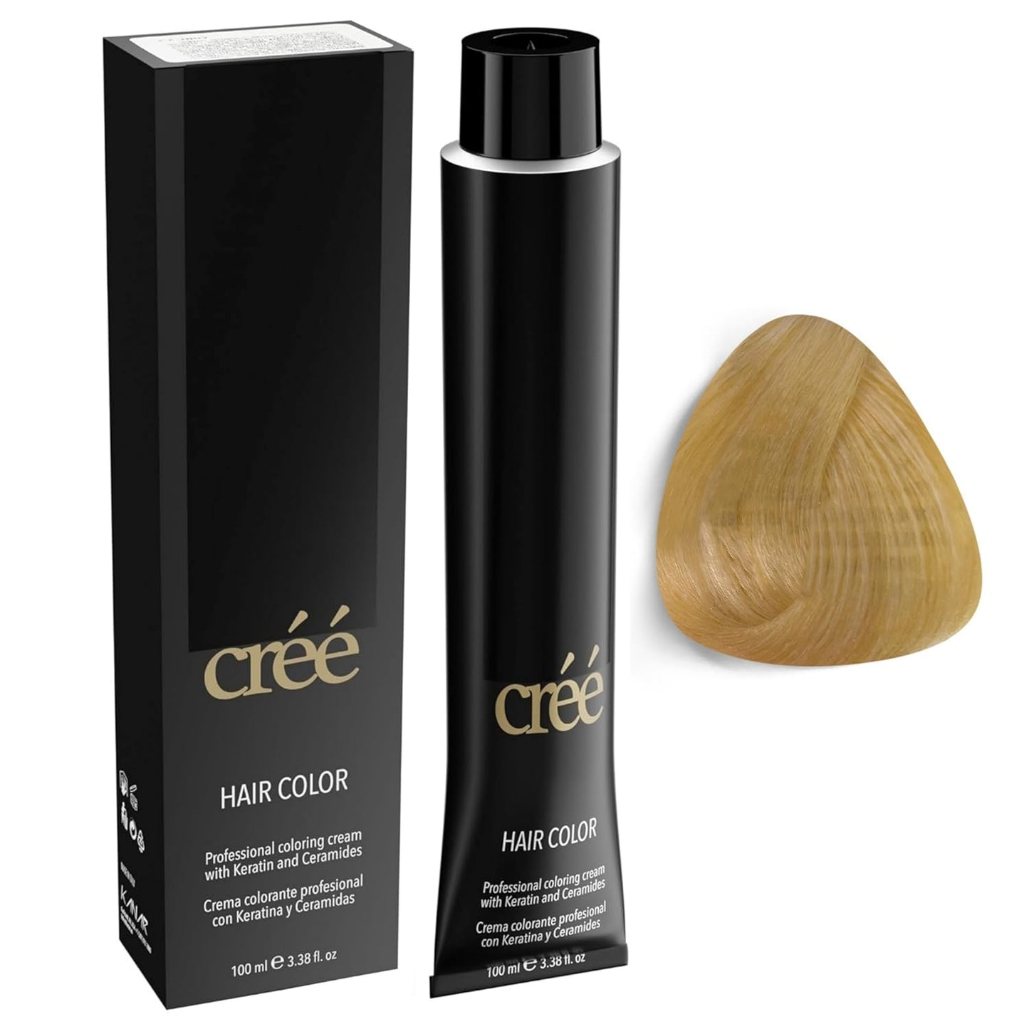 Cree Professional Extra Light Golden Blonde Permanent Hair Color - Long-Lasting Gray Coverage | 100ml (3.4 fl. oz.)