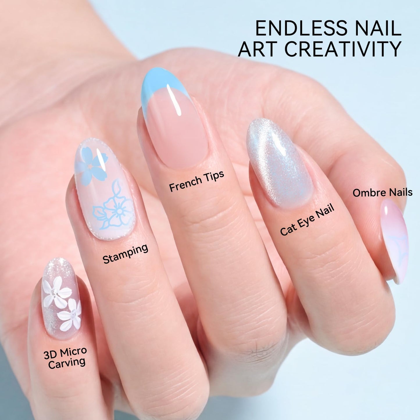 Makartt ColorPot 5-in-1 Nail Art Gel 3 Colors for DIY Nail at Home Salon