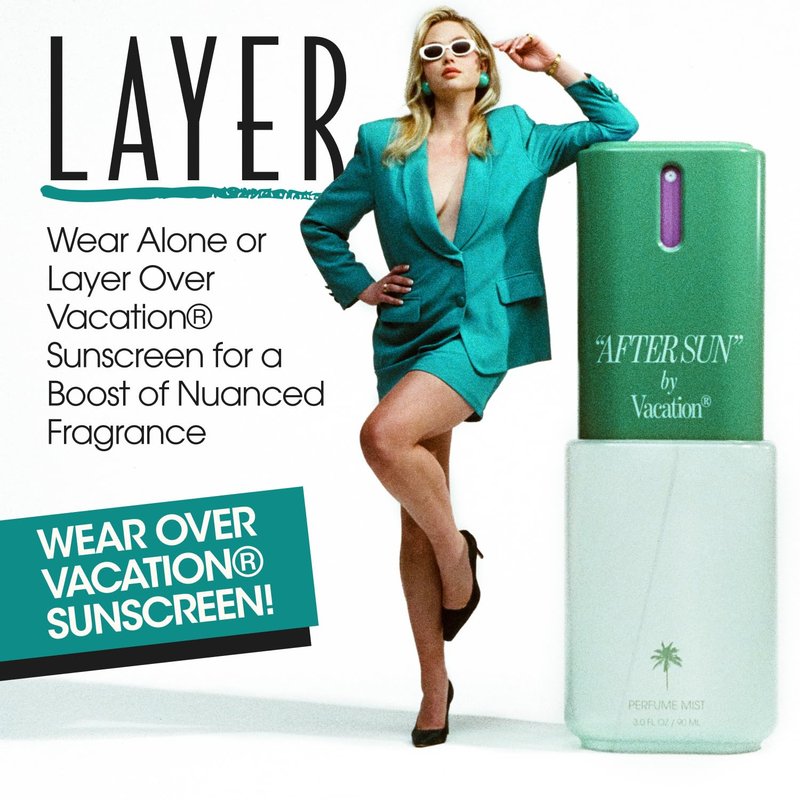 Vacation After Sun Body Mist - Aloe Vera & Cucumber Water Scent | Travel Size 3 fl oz