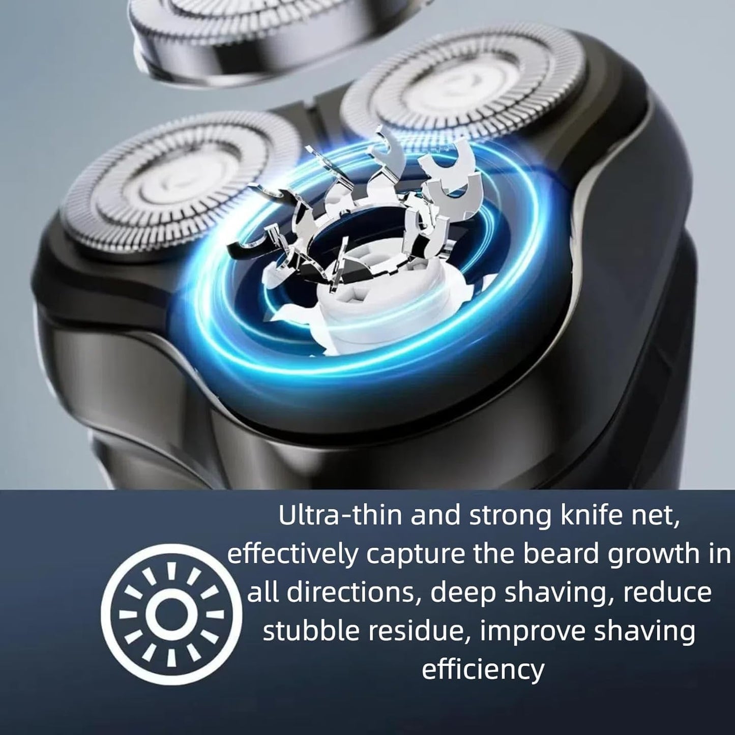 Snapbuy Electric Razor for Men,Snapbuy Razor,Electric Shavers for Men,4D Floating Head Rotary Shaver,Electri c Shaver with LCD Display & Quiet Motor, IPX7 Waterproof,Fast Charging(Black)