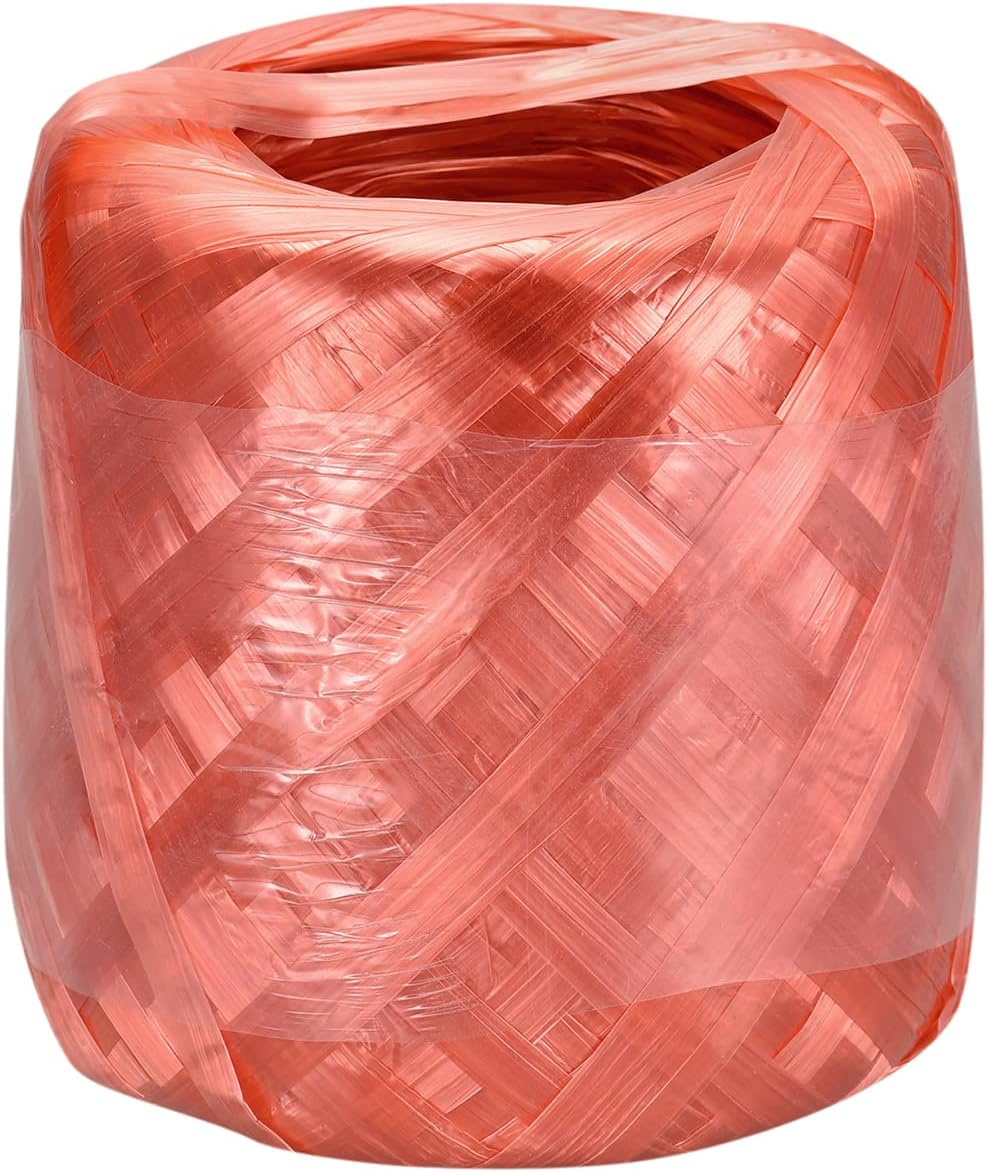 Polyester Nylon Twine Rope - 250m Length for Packing, Gardening & Crafts | Red, Pack of 1