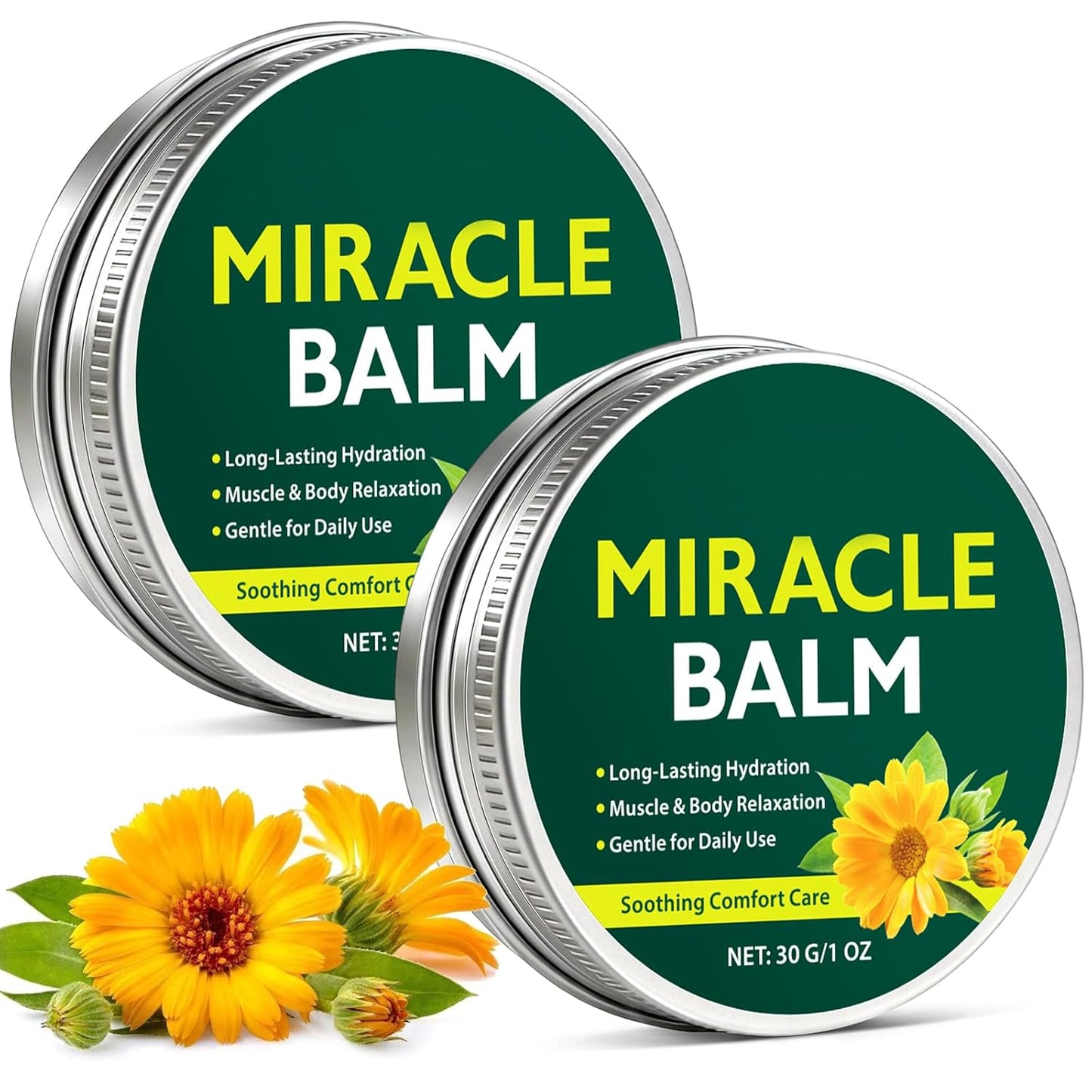 Miracle Balm - Natural Relaxation Balm for Legs, Arms & Back | 2 Boxes