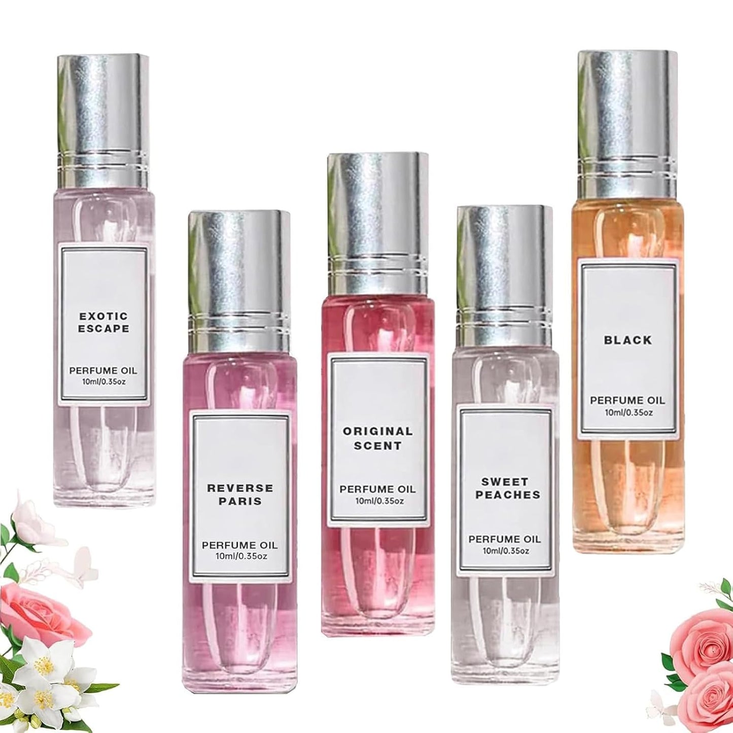 Venom Pheromone Perfume Collection - Long-Lasting Roll-On Scents for Women | 5-Piece Set