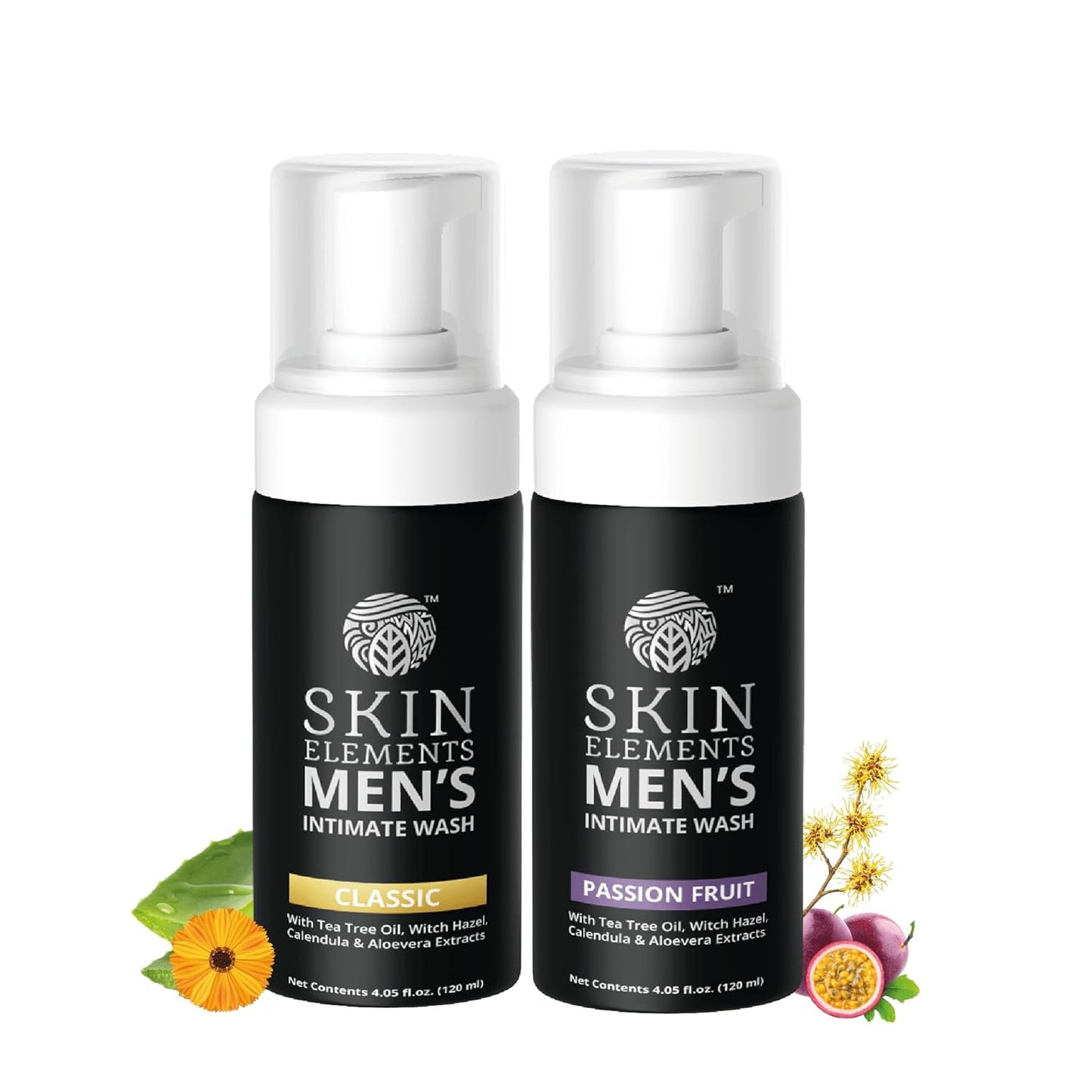 Intimate Wash for Men - pH Balanced Foaming Cleanser with Tea Tree Oil & Aloe Vera | Soothes & Refreshes | 4.05 fl. oz.