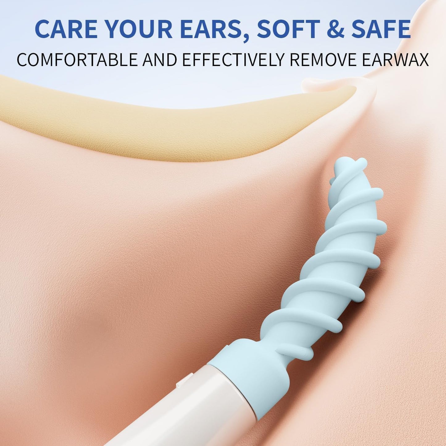 Ear Wax Removal Tool - Multifunctional Spiral Cleaner with 9 Tips | Washable Deep Cleaning Kit