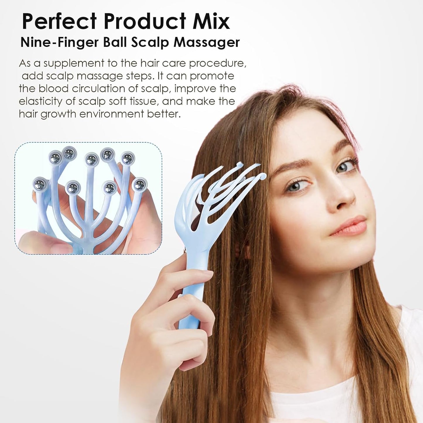 Minoxidil Applicator & Scalp Massager for Hair Growth - Precision Delivery & Deep Absorption | 3ML