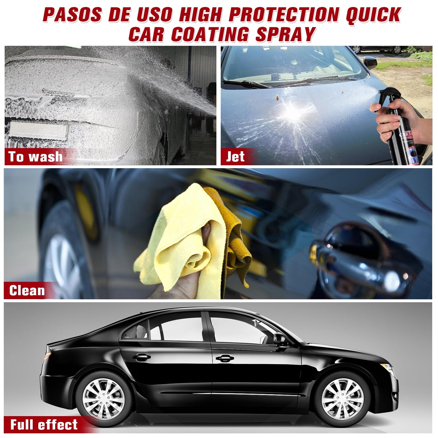 2PCS Yicengy Car Nano Paint Coating Agent Water Displacement Coating, Nurafix Scratch Remover, Nurafix Scratch Repair, Auto Nano Ceramic Coating Polishing Spraying,Fast Repairing Scratch (120ML)