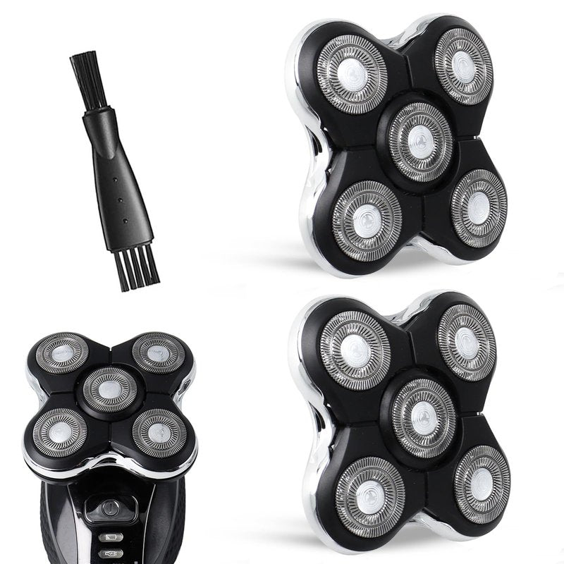 GORLENT 2 Pack Blade Pro Replacement Head Compatible with Remington Balder Pro XR7000, 5 Dual Track Shaver Heads for a Smooth and Close Shave with No-Irritation.