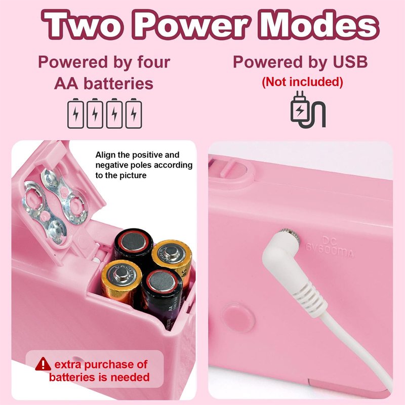 Handheld Sewing Machine, Mini Portable Handheld Sewing Machine, Hand Held Sewing Device, Easy to Use and Fast Stitching for Adults, Beginners, and Quick Home Repairs