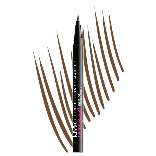 NYX Eyebrow Tint Pen - Lift & Snatch Formula for Defined Brows | Brunette Shade