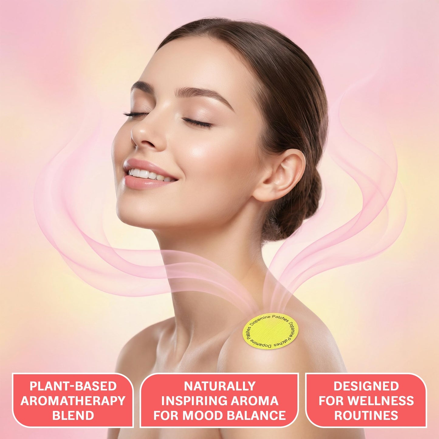 Dopamine Patches Extra Strength for Men and Women | 120-Day Supply | Wearable Plant-Based Wellness Stickers for Mood, Daily Balance, Focus & Calm | 4 Packs (120 Patches Total)