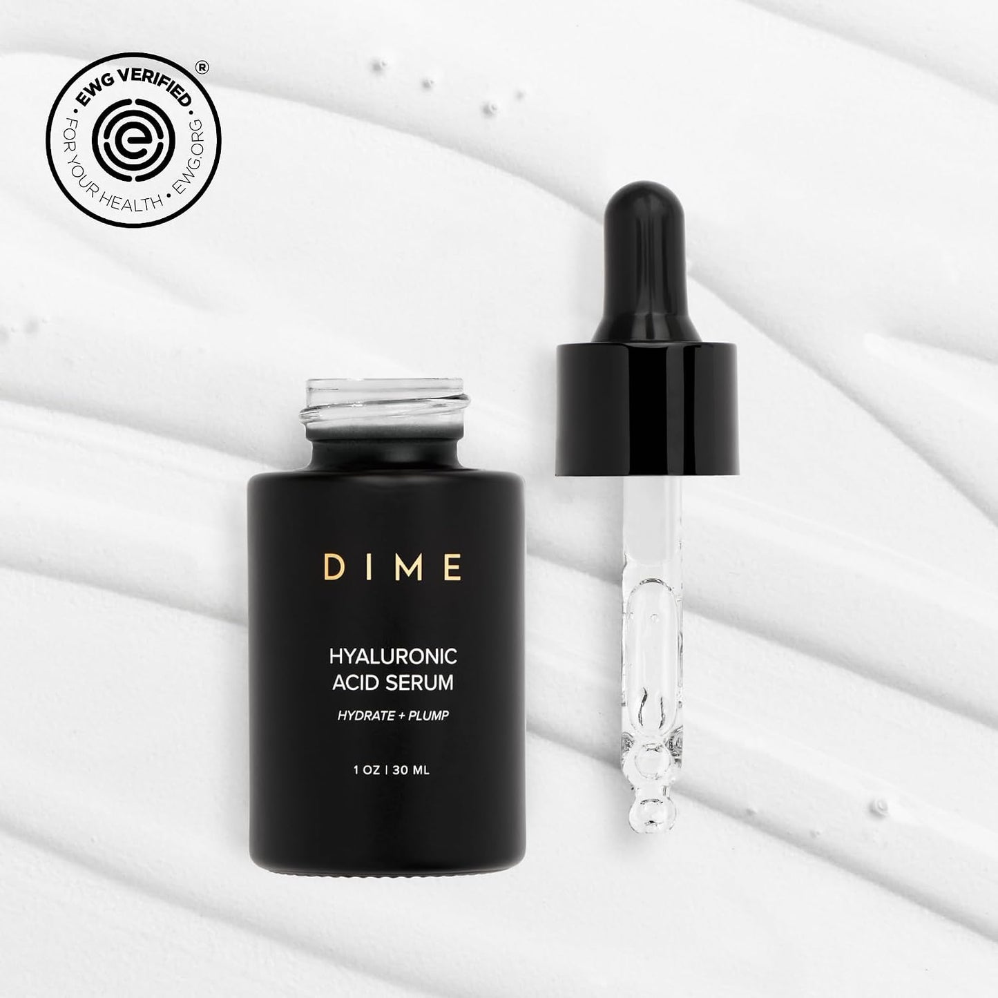 Hyaluronic Acid Serum - Ultra Hydrating Anti-Aging Face Serum for Dry Skin | Lightweight, Vegan, 1 oz / 30 ml