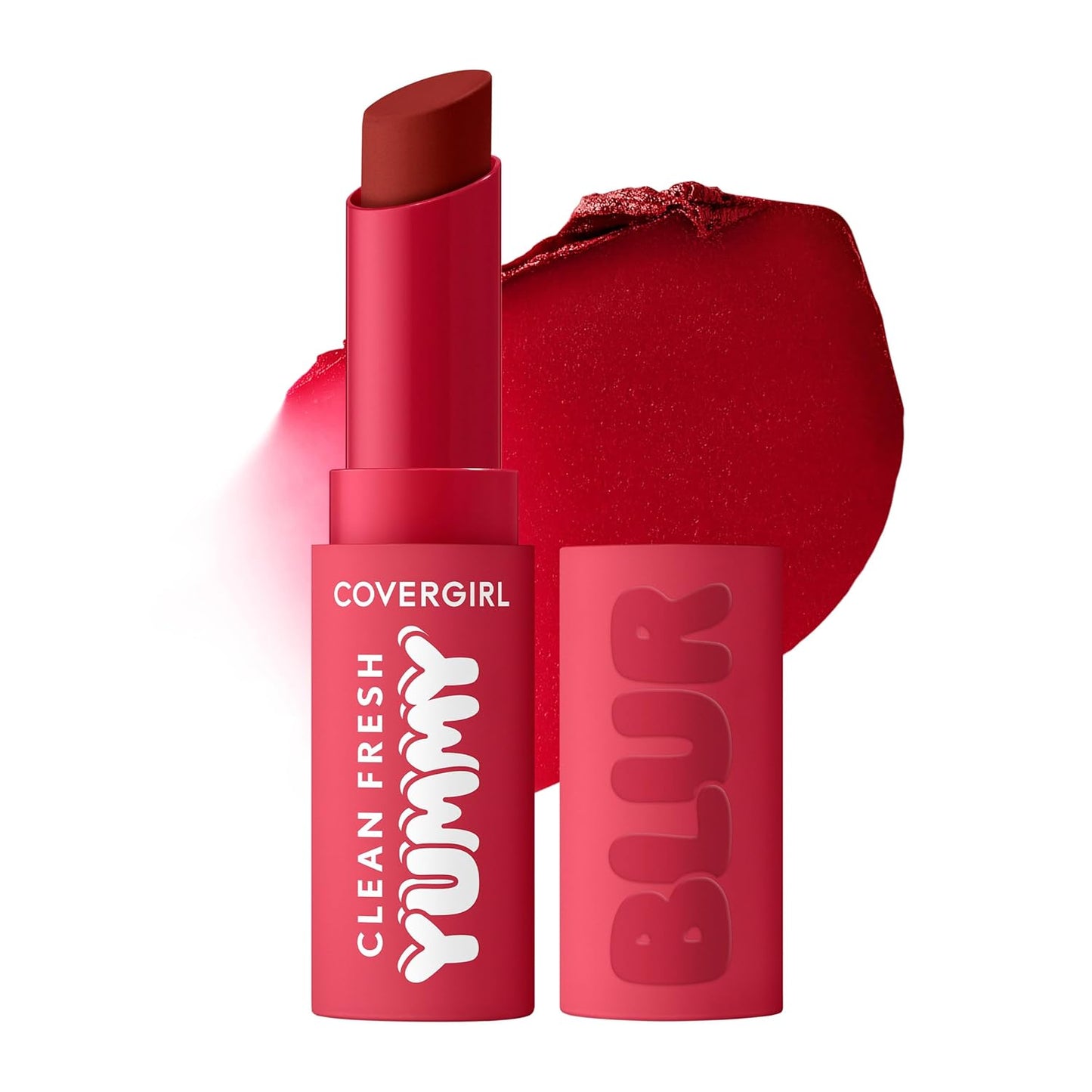 Clean Fresh Yummy Blur Lipstick - Blurring Matte Lip Color, Vegan Formula | 140 Into the Blur (Mauvy Pink)
