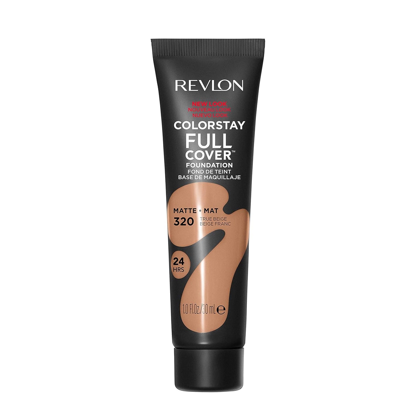 Revlon ColorStay Full Cover Matte Foundation - Heat & Sweat Resistant, Almond (405), 1.0 oz