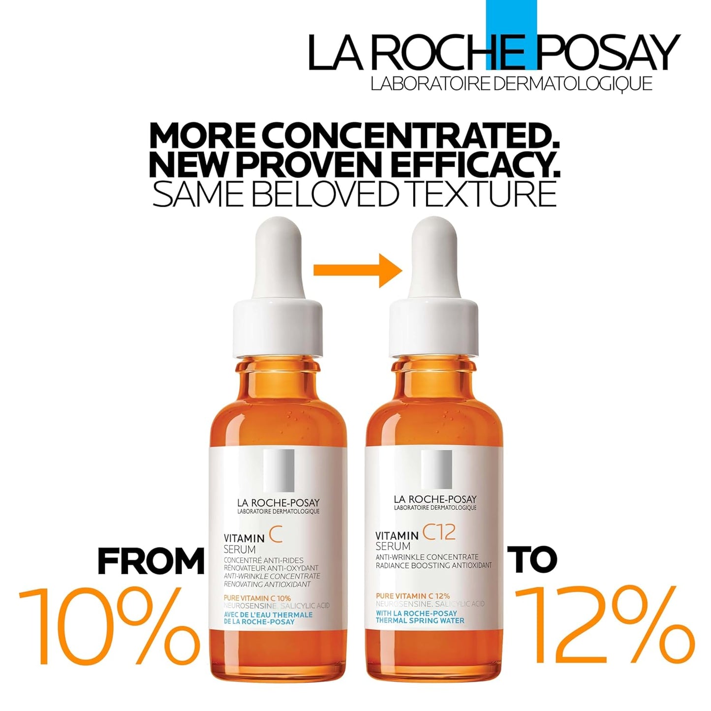 La Roche-Posay Vitamin C Serum - 12% Hydrating Face Serum with Hyaluronic & Salicylic Acid | Radiance Boost, 1 oz for Normal/Oily Skin