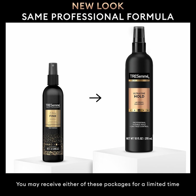 TRESemmé Non-Aero Hairspray - Ultra Fine 24-Hour Frizz Control | 10 Fl Oz, Pack of 6