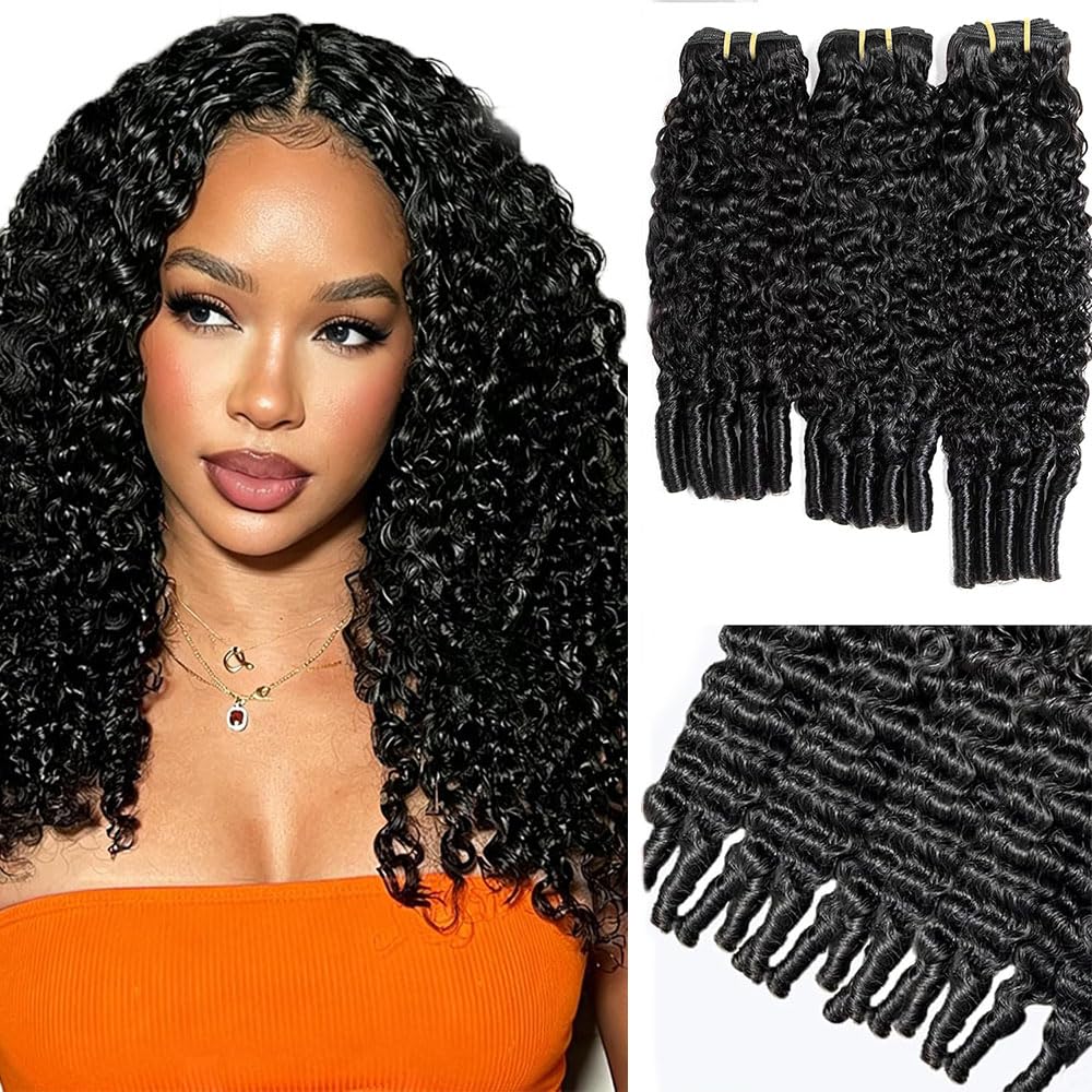 Burmese Curly Bundles Human Hair Burmese Wet and Wavy Human Hair Bundle 30 32 34 inch Unprocessed Virgin Water Wave Human Hair 3 Bundles
