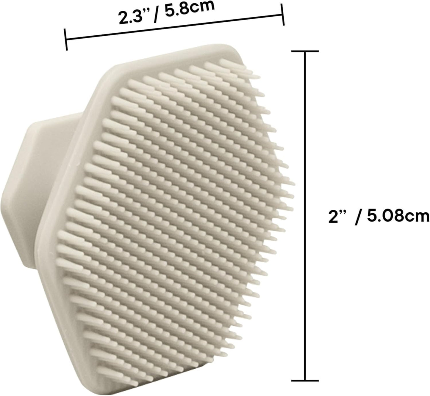 Premium Silicone Face Scrubber - Gentle Exfoliating Brush for Men & Women | Deep Pore Cleansing, Quick-Drying - Sand