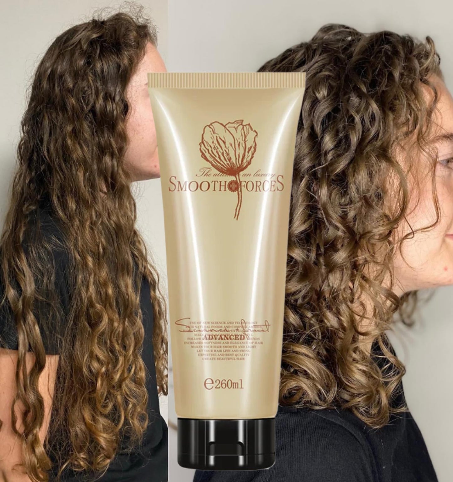 Cappuvini Urcoolestt Magical Collagen Hair Mask, 260ml/9.15oz Advanced Molecular Root Care, Molecular Repair Deep Conditioning Keratin Hair Mask for Dry & Damaged Hair