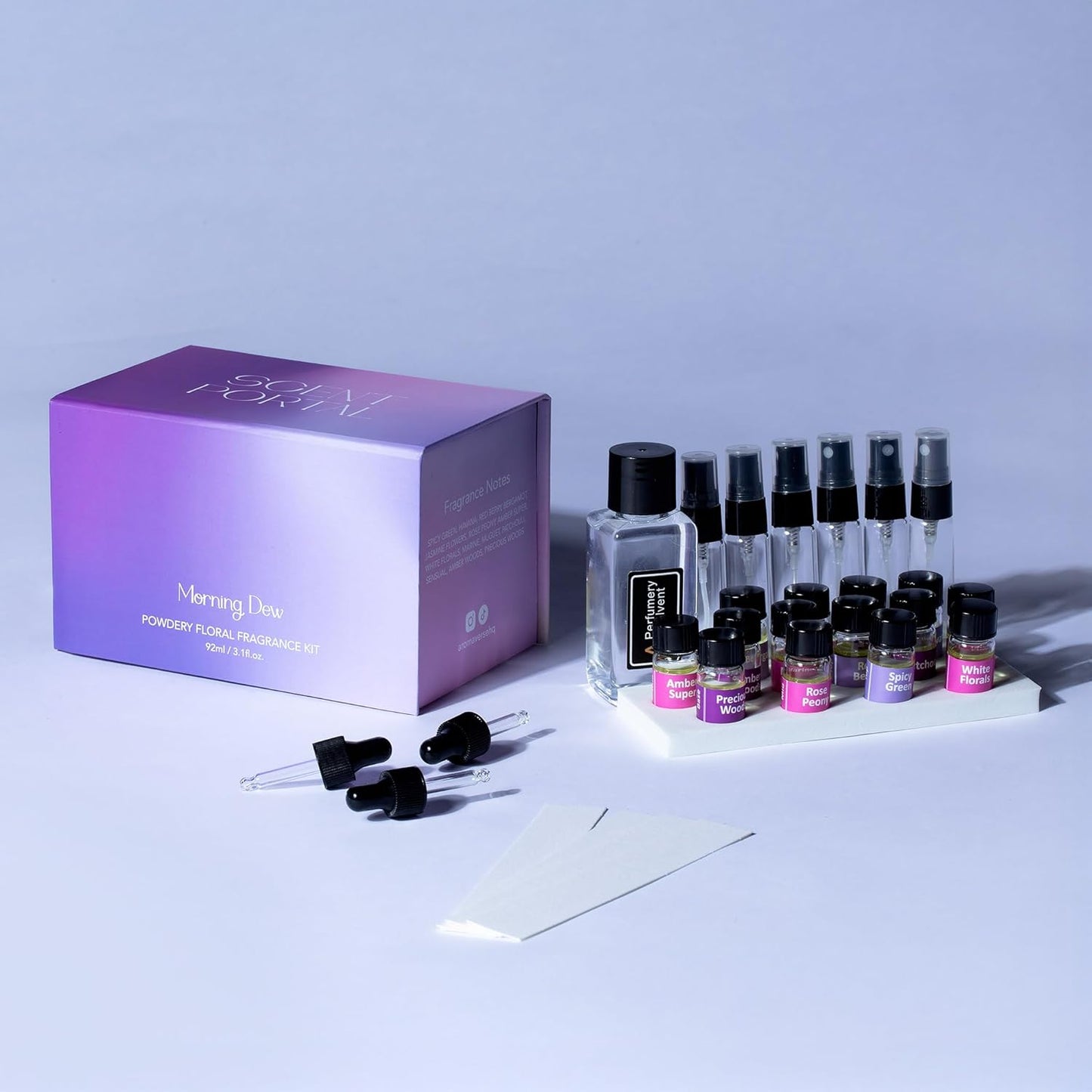 DIY Perfume Making Kit - Create Custom Scents for Men & Women | 14 Ingredients, Bottles & Guide Included