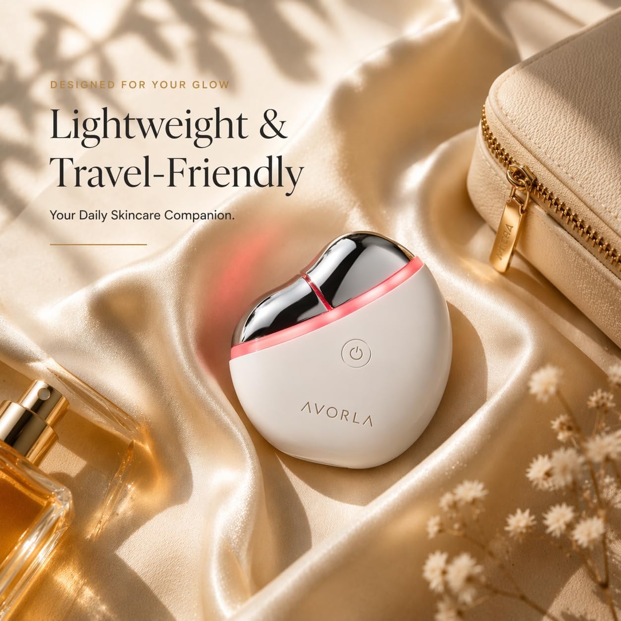 LED Gua Sha Facial Tool - Heat & Microcurrent Skin Toning Device | Anti-Aging & Puffiness Relief