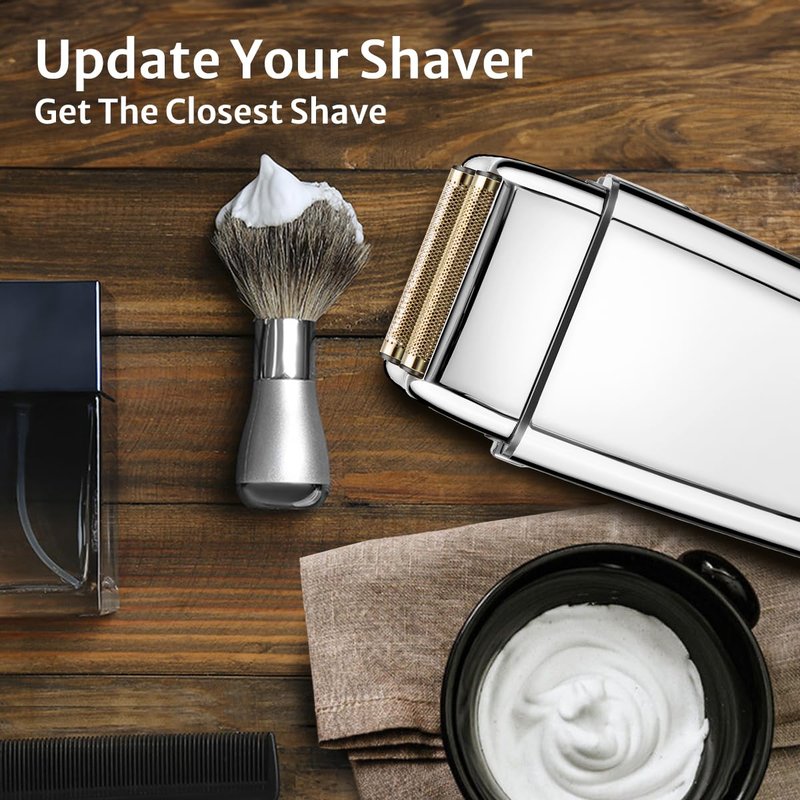FXFS2 Foil Shaver Replacement Foil Compatible with Babyliss Foil Shaver FXFS2, Silver Color, 1Pack
