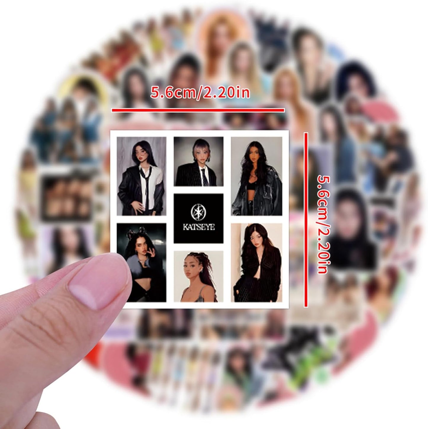 60pcs Kpop Idol Stickers - Waterproof Vinyl Stickers for Water Bottles, Laptops & Gifts for Fans