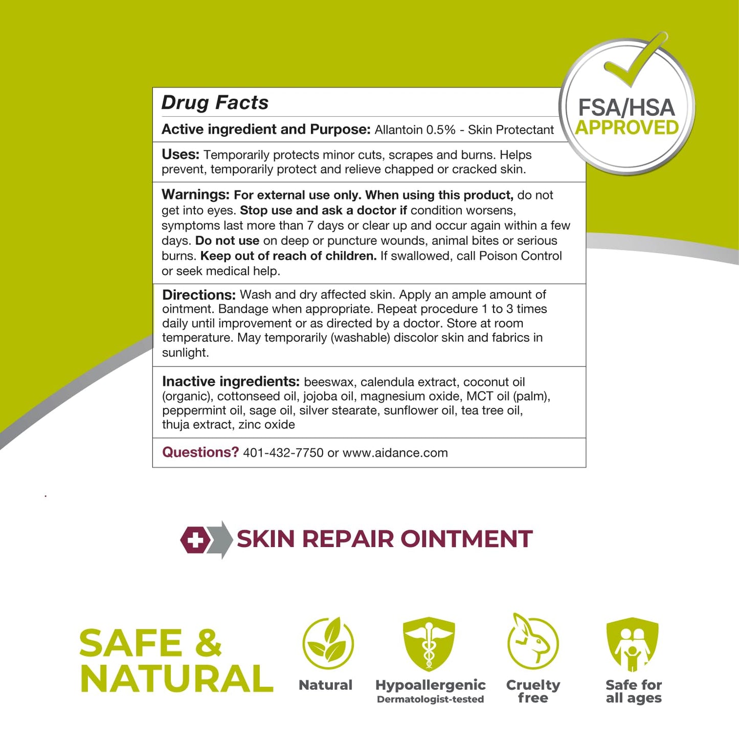 terrasil Skin Repair for Angular Cheilitis, Folliculitis, Impetigo, Lichen Sclerosus, Boils, Pitted Keratolysis, Fast Relief & Supports Healing. Dermatologist Tested & Hypoallergenic Approved (0.5 oz)