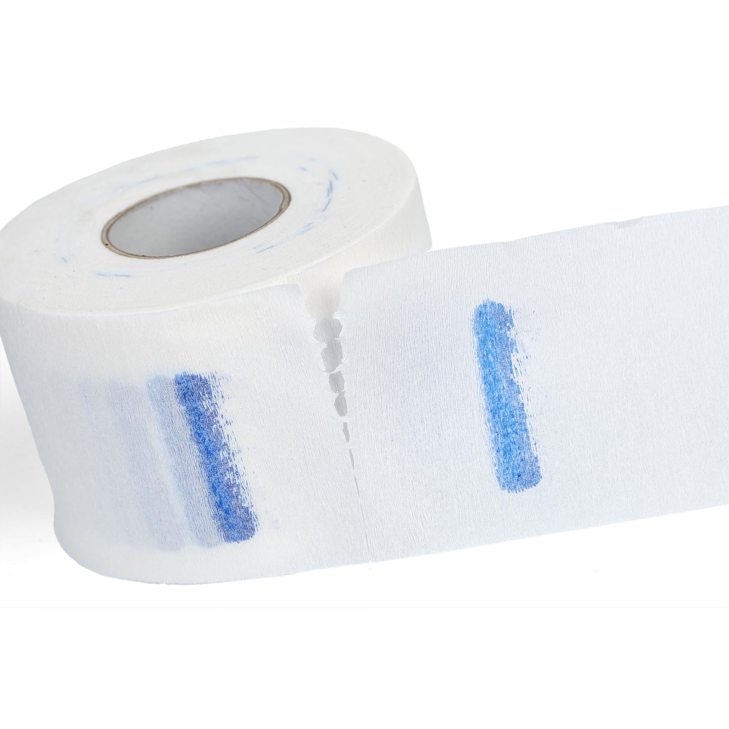 Kalinnee Professional Barber Neck Paper, 5 Rolls with 500 Strips, Disposable Stretchy Paper for Salon Haircut, Waxing, hair coloring Neck Strips (White)