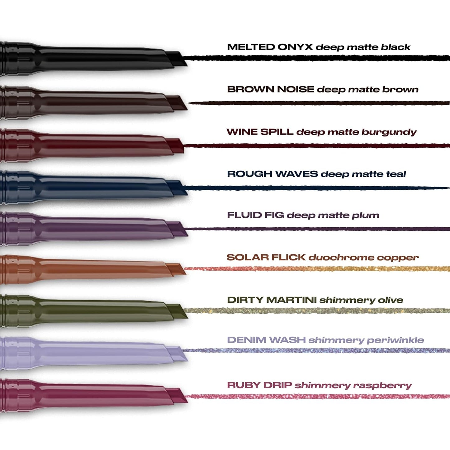 Urban Decay 24/7 Liquid Stick Waterproof Eyeliner - Smudge-Proof, 24HR Wear, Dual-Ended Gel Liner with Brush | 0.012 oz