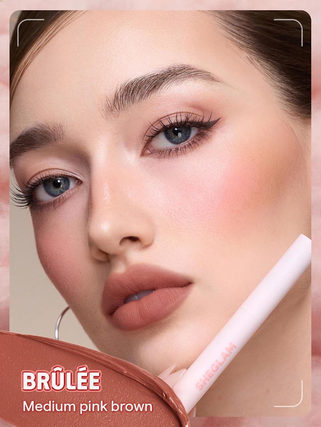 Marshmallow Puff Lip Blur Pen | Matte Lipstick for Long-Lasting Hydration - 523 Brûlée