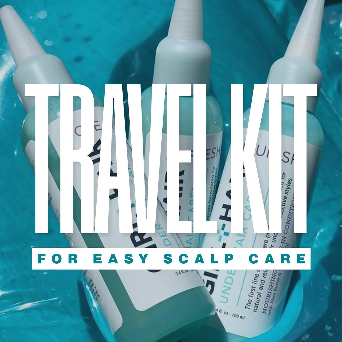 Ultimate Travel Hair Care Set - Strengthen & Nourish Hair | TSA-Compliant Kit (3 x 3.4 fl. oz)