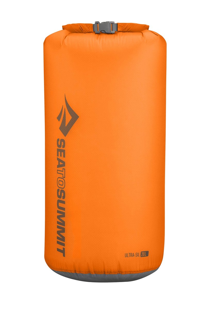 Sea to Summit Ultra-Sil Dry Sack, Ultralight Dry Bag, 20 Liter, Orange