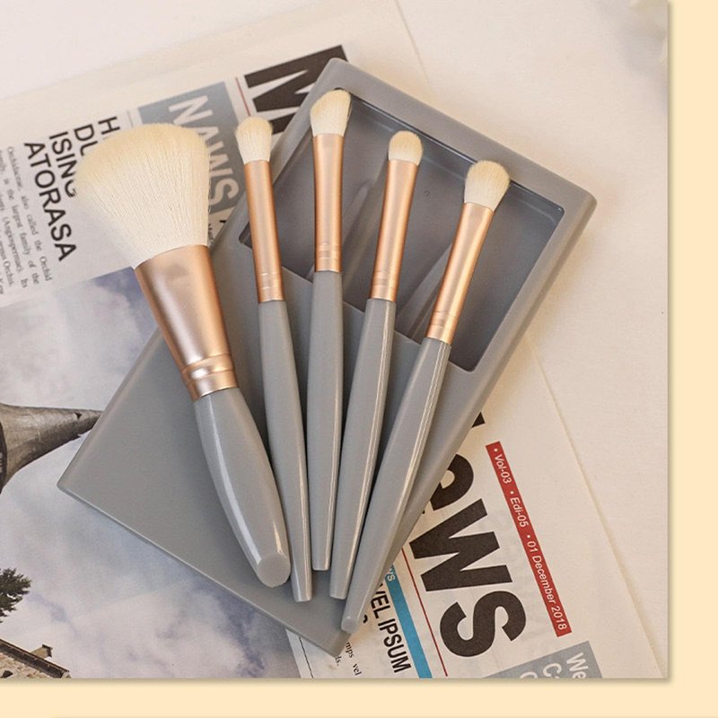 Easy-taken Travel Makeup Brush Set,Makeup Brushes Travel Set - Eyeshadow & Eye Shadow Brushes, Complete Function Cosmetic Brushes Kit