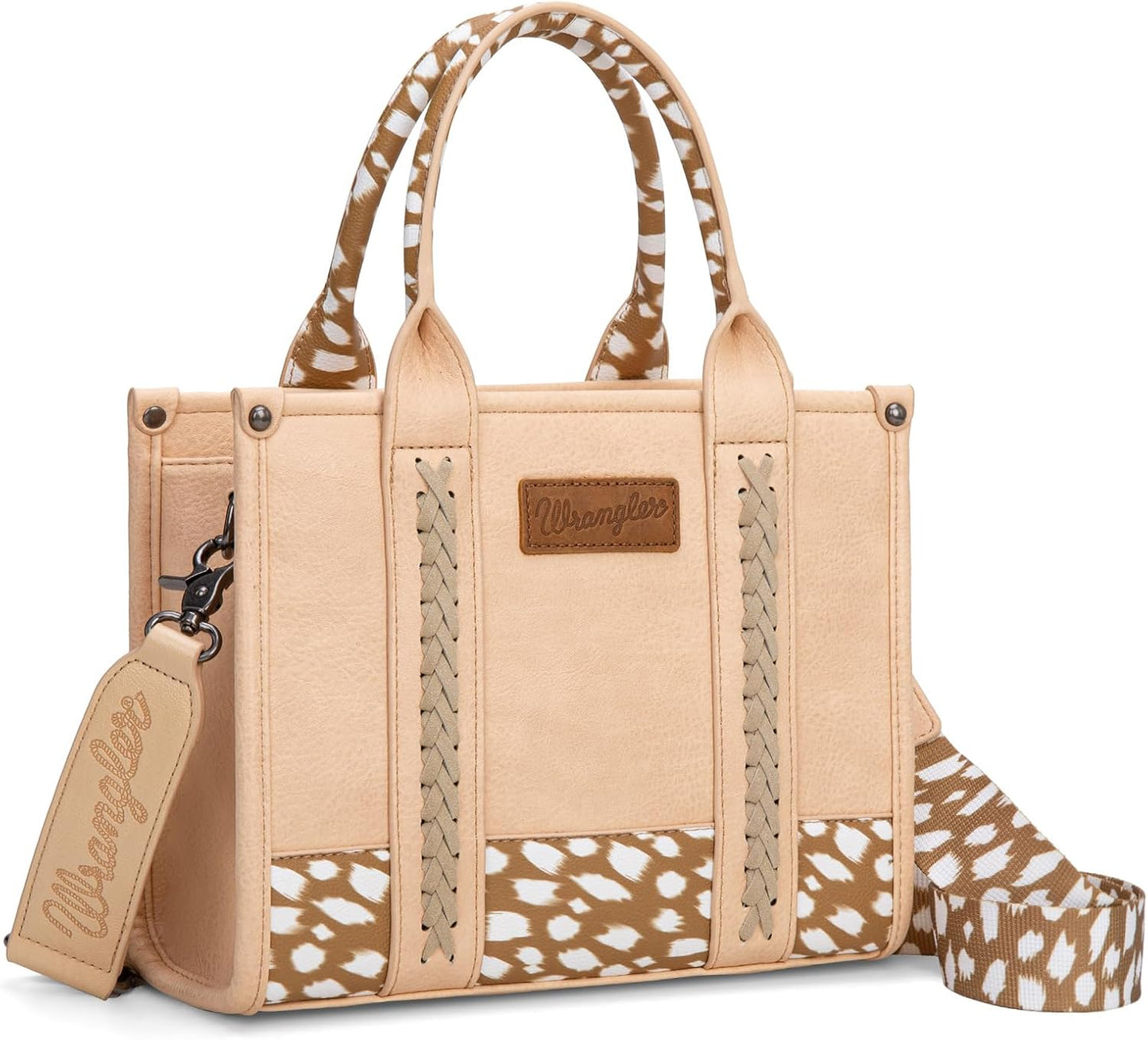 Montana West Tote Bag - Western Cow Print Purse for Women | Designer Top Handle Handbag