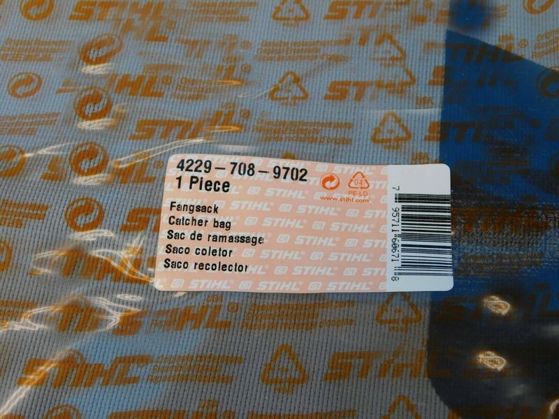 GENUINE VACUUM ATTATCHMENT BAG NEW # 4229 708 9702 BG45 BG46 BG55 BG65 BG85 MORE,Replacement for STIHL OEM